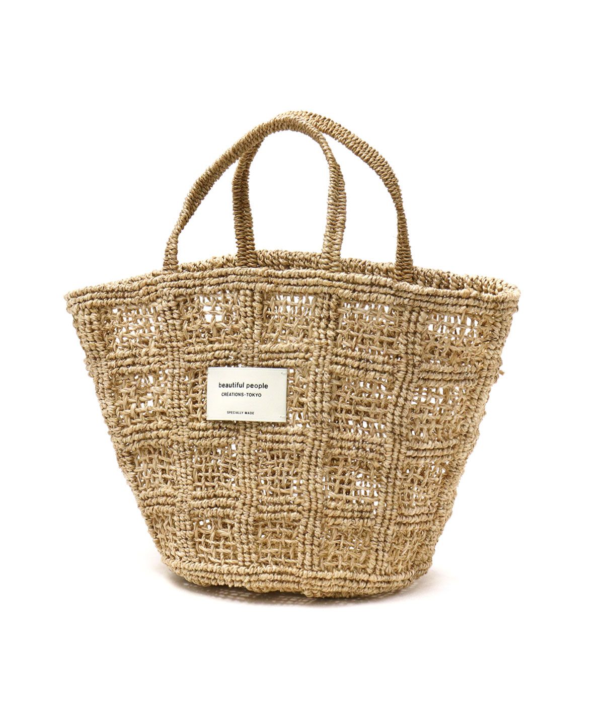 ビューティフルピープル トートバッグ beautifulpeople abaca knitting