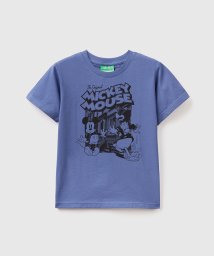 BENETTON (UNITED COLORS OF BENETTON BOYS)(ユナイテッド　カラーズ　オブ　ベネトン　ボーイズ)/【Disney（ディズニー）コラボ】キッズキャラクタープリント半袖Tシャツ・カットソーB/ブルー