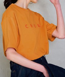 Ranan(ラナン)/【STORY6月号掲載】選べる3柄！プリントロゴTシャツ/オレンジ