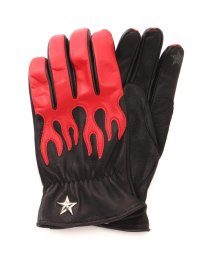 Schott(ショット)/ONESTAR FIRE LEATHER GLOVE/ワンスター ファイヤー レザーグローブ/レッド