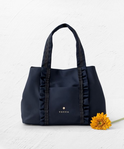 【撥水】FRILL A4 NYLONTOTE トートバッグ 