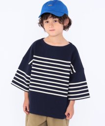 SHIPS KIDS/SHIPS KIDS:100～170cm / パネル ボーダー 半袖 TEE/505279680