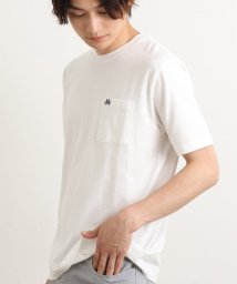 a.v.v (MEN)(アー・ヴェ・ヴェメンズ)/【接触冷感/S－XXL】自転車刺繍Tシャツ/ホワイト