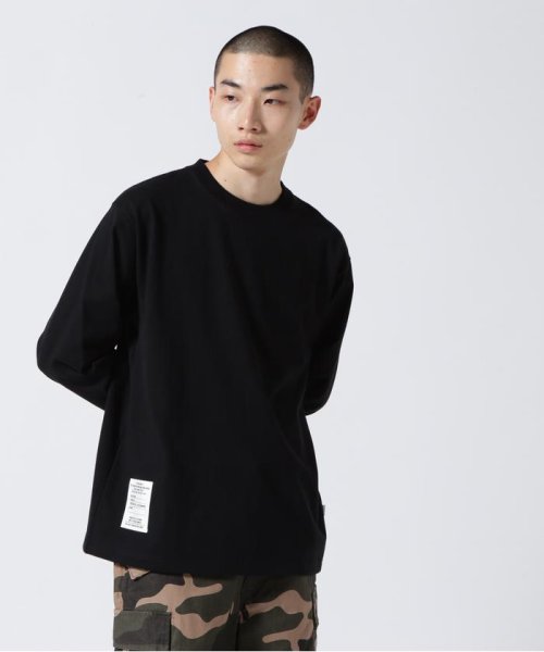 AVIREX(AVIREX)/BASIC HEAVY WEIGHT L/S T－SHIRT / ベーシック ヘビーウェイト 長袖 Tシャツ / AVIREX /ブラック