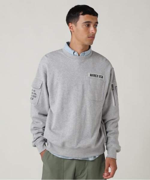 AVIREX(AVIREX)/FATIGUE CREWNECK SWEAT / ファティーグ クルーネック スウェット / AVIREX / アヴィレックス/オックスフォード2