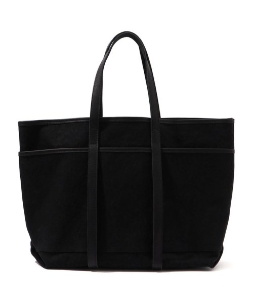 【別注】AMIACALVA レザーハンドルキャンバストート 