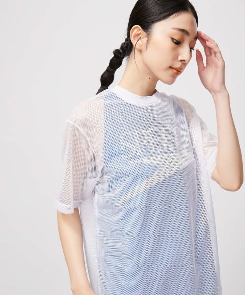 NERGY(ナージー)/【speedo】マイコンフィメッシュTシャツ/ホワイト（10）