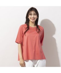 MISSEL(ミゼール)/ステッチ刺繍Tシャツ/ピンク