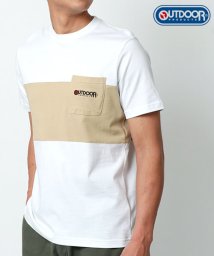 MARUKAWA(マルカワ)/【OUTDOOR】アウトドアプロダクツ ポケット付き切替え半袖Tシャツ メンズ トップス /柄1