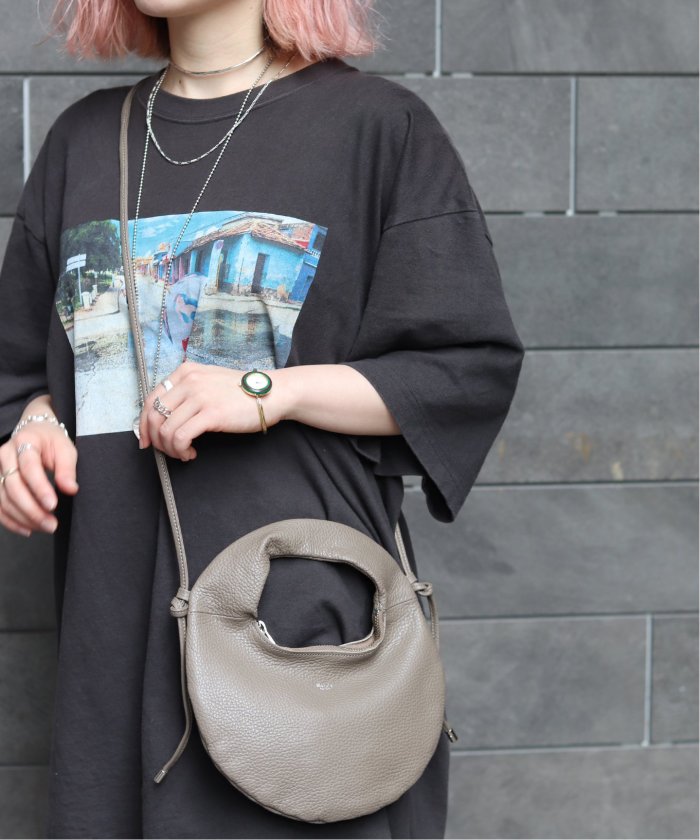 blancle/ ブランクレ】S.LEATHER ROUND MINI 2WAY BAG(505388345