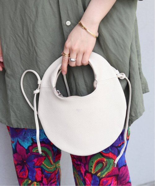 【blancle/ ブランクレ】S.LEATHER ROUND MINI 2WAY BAG blancle/ ブランクレ LEATHER ROUND MINI 2WAY