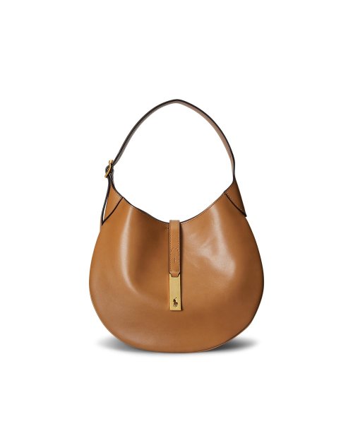 Polo ID ミディアム レザー ショルダー バッグ 