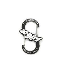 X-girl(エックスガール)/エックスガール カラビナ X－girl CHUBBY LOGO CARABINER メタルカラビナ キーホルダー S字型 鍵 フック 105232054008/ブラック