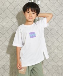 ANAP KIDS(アナップキッズ)/フロントスリットビッグTシャツ/ホワイト