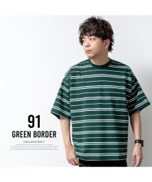  GENELESS(GENELESS)/tシャツ メンズ 半袖 ビッグシルエット DISCUS 半袖シャツ ゆったり 吸水速乾 COOLMAX/グリーン