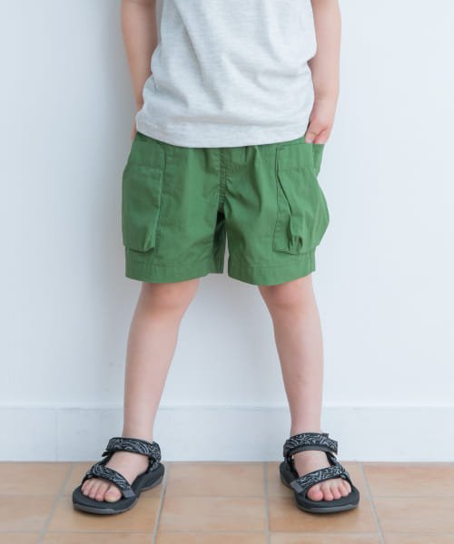 URBAN RESEARCH DOORS（Kids）(アーバンリサーチドアーズ（キッズ）)/コットンサイドポケットショーツ(KIDS)/KHAKI