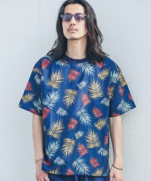 URBAN RESEARCH Sonny Label(アーバンリサーチサニーレーベル)/AirRip 総柄クルーネックプルオーバー/ネイビー