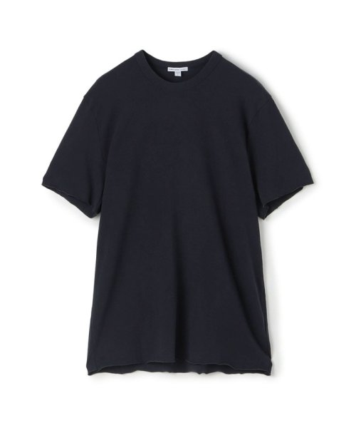 JAMES PERSE(JAMES PERSE)/ブラッシュドコットンジャージー クルーネックTシャツ MRBJ3479/68ネイビー系