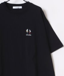 LAZAR/【Lazar】Lazar 別注 オーバーサイズ ワンポイント刺繍 クルーネックTシャツ 半袖Tシャツ メンズ レディース/505323641