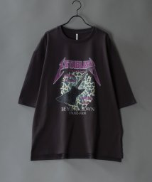 SITRY(SITRY)/【SITRY】アメリカン ヘビーウェイト ヴィンテージプリントTシャツ /レディース メンズ 半袖 Tシャツ トップス カジュアル ロックT バンドT 古着風/ダークグレイ