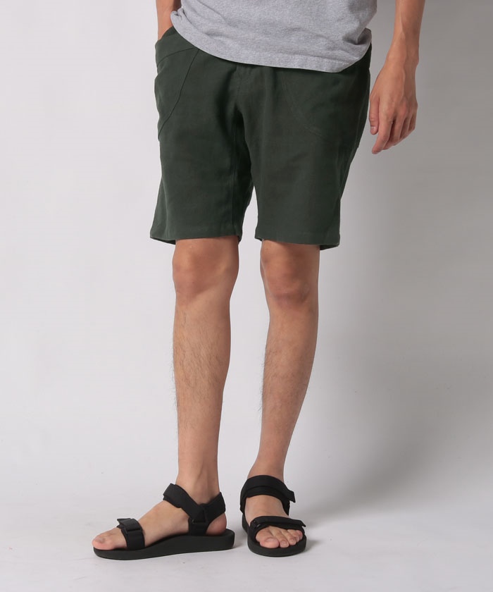 370233 LINEN/COTTON 脇ポケ SHORTS(505383162) | ゴースロー