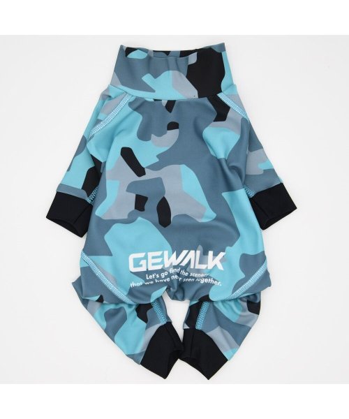GEWALK(ジウオーク)/プロテクト　ロンパース【DM BS】/ブルー