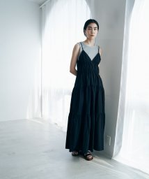 marjour(マージュール)/CAMISOLE TIERED ONEPIECE/ブラック