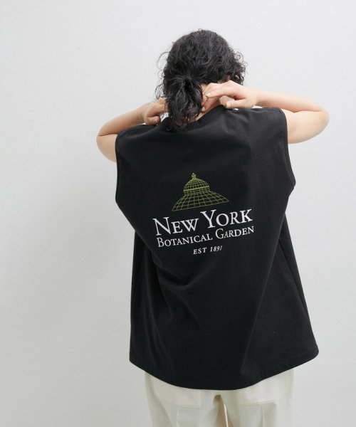 ADAM ET ROPE'(アダム　エ　ロペ)/【The New York Botanical Garden for ADAM ET ROPE'】NYBG PHOTO TEE/ブラック（01）