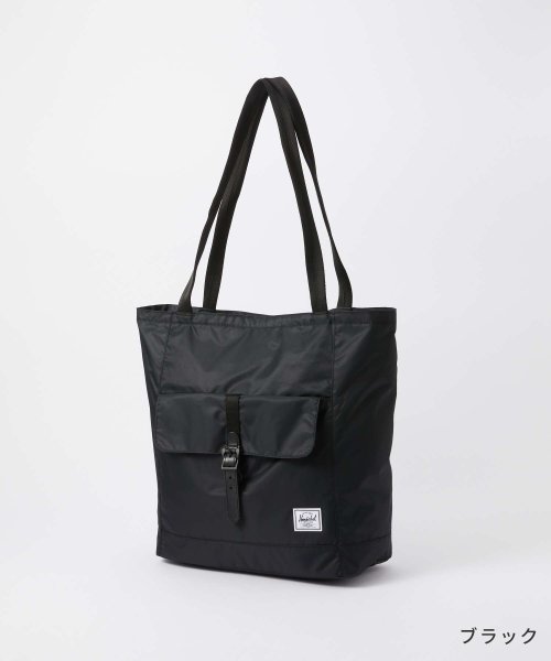 Herschel Supply(ハーシェルサプライ)/ハーシェル サプライ Herschel Supply 11248 トートバッグ RETREAT TOTE メンズ レディース バック シグネチャー 20L リサ/ブラック