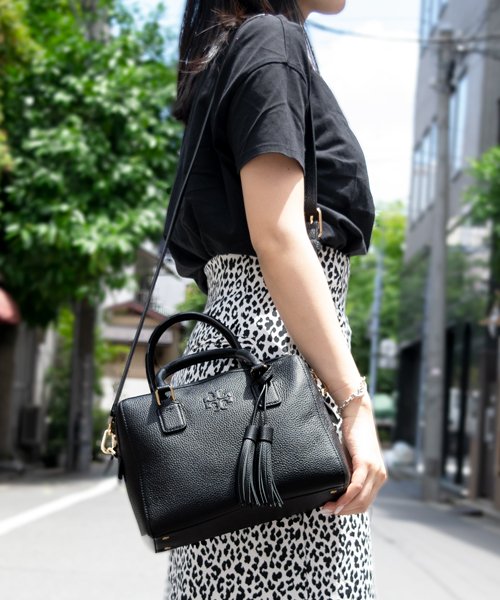 TORY BURCH トリーバーチ THEA WEB SMALL SATCHEL テア レザー 