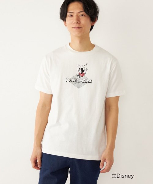 SHIPS Colors  MEN(シップスカラーズ　メン)/Disney100/PRINT T－shirt/ホワイト
