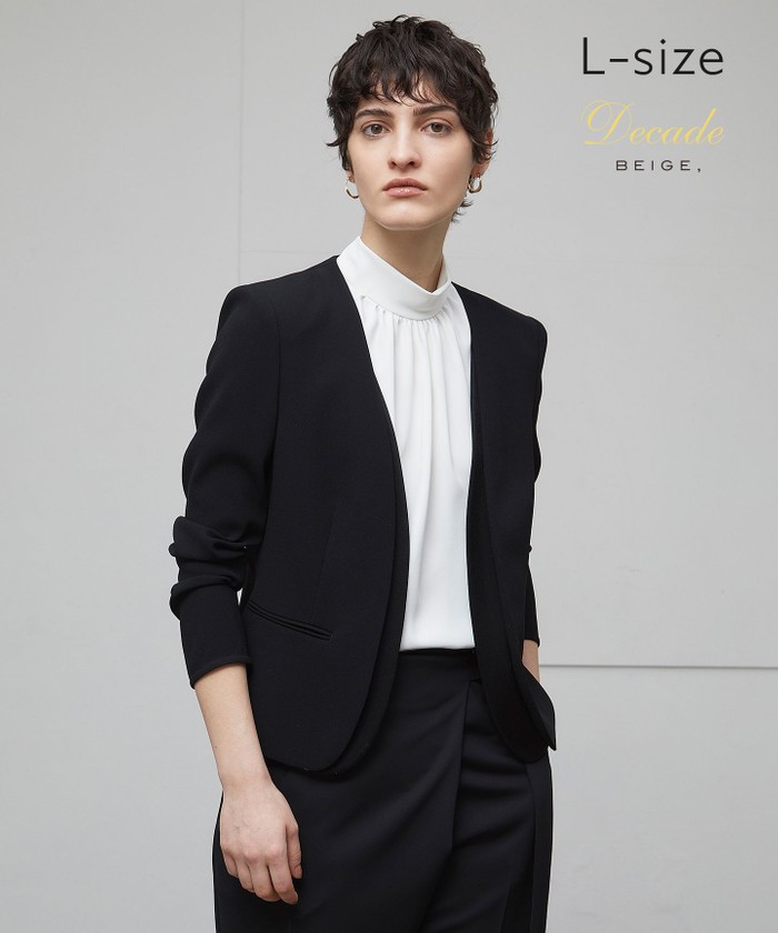 L－size】CINDY / ダブルカラージャケット(505391023)｜阪急百貨店公式