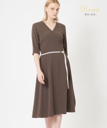 BEIGE，/CINDY / カシュクールワンピース/505391051