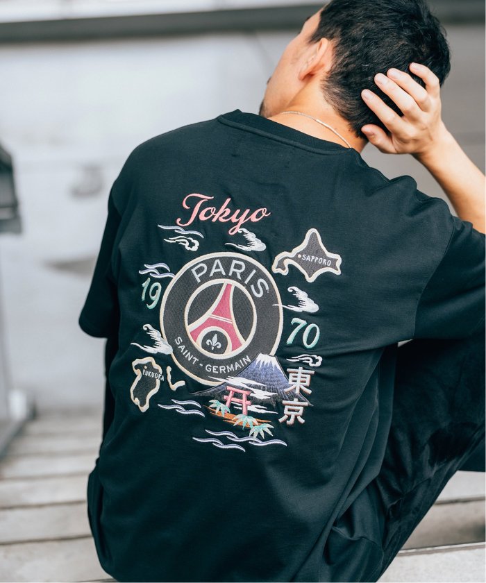 Paris Saint-Germain】TOKYO刺しゅう Tシャツ(505391138) | Paris