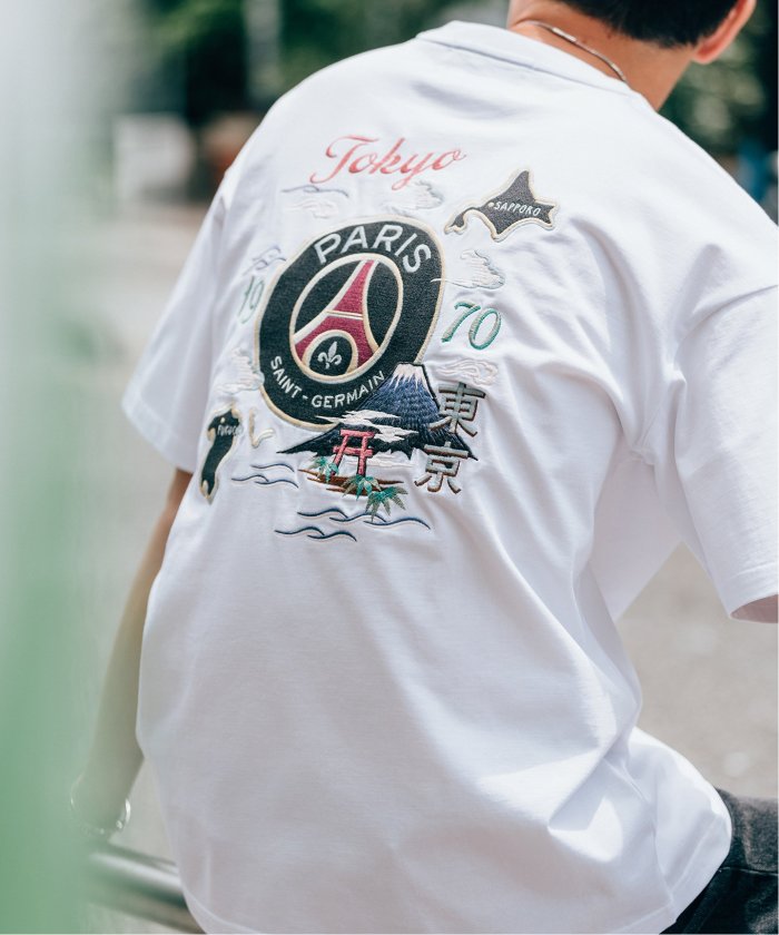 Paris Saint-Germain】TOKYO刺しゅう Tシャツ(505391138) | Paris