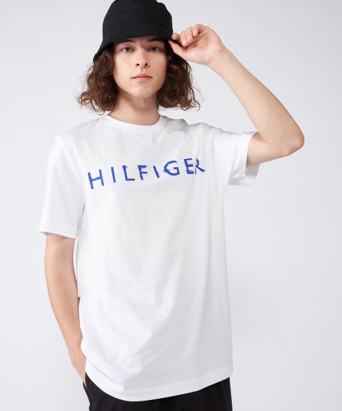 TOMMY HILFIGER(トミーヒルフィガー)/【オンライン限定】フェードロゴTシャツ/ホワイト