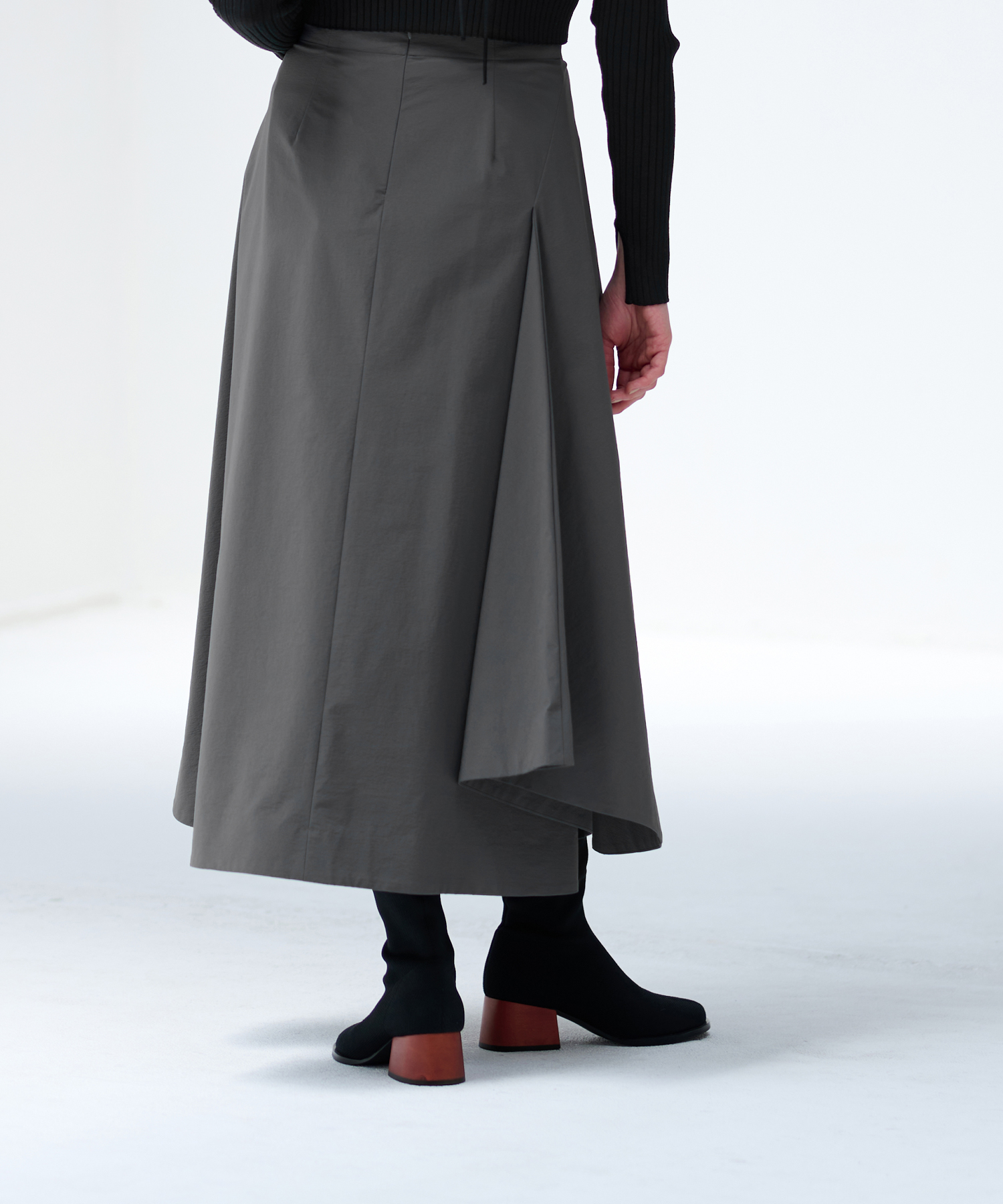 アシンメフレアスカート(505388104) | ランバンオンブルー(LANVIN en