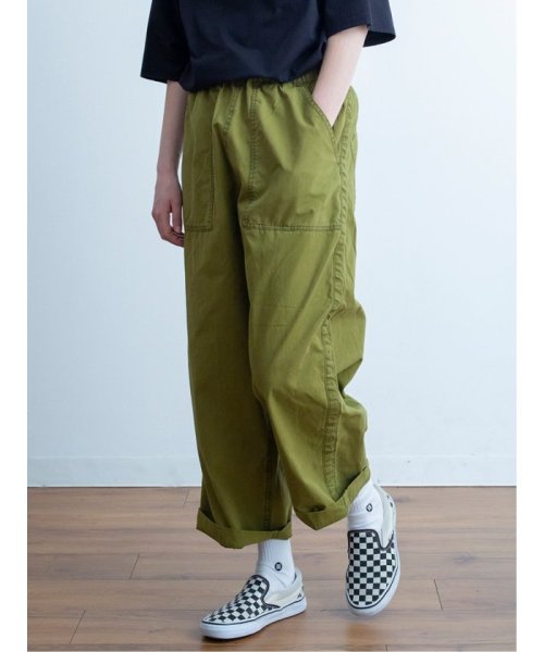 semanticdesign(セマンティックデザイン)/ユニバーサルスタイルウェア/UNIVERSAL STYLE WEAR Bazooka baker pants メンズ パンツ ボトム カジュアル ビジネス 通勤/カーキ