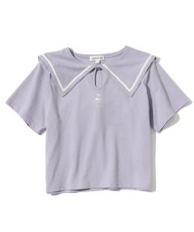SHOO・LA・RUE(Kids) (シューラルーキッズ)/【110－140cm】セーラーカラーTシャツ/ライトパープル（081）