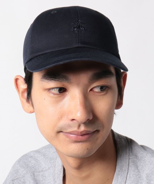 Brooks Brothers(ブルックス ブラザーズ（メンズ）)/【WEB限定】SS23 LOGO Series　コットン　ツイル　ベースボールキャップ/NAVY