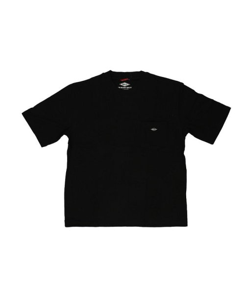 BACKYARD FAMILY(バックヤードファミリー)/BALL ワッペン/ポケット付き BIGサイズ半袖Tシャツ 52560/ブラック系1