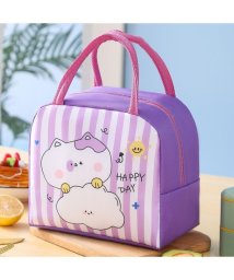 BACKYARD FAMILY(バックヤードファミリー)/保温 保冷バッグ かわいい はっ水  動物模様 pmylbag11/パープル