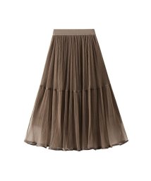 BACKYARD FAMILY(バックヤードファミリー)/スカート プリーツスカート かわいい skirt8813/ブラウン