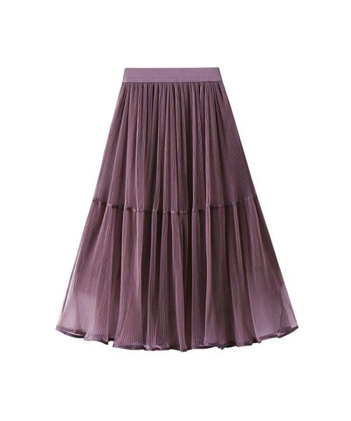 BACKYARD FAMILY(バックヤードファミリー)/スカート プリーツスカート かわいい skirt8813/パープル