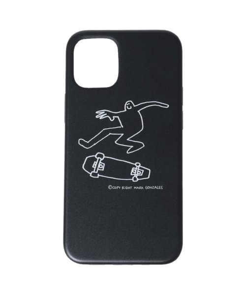 Mark Gonzales(マークゴンザレス)/マークゴンザレス Mark Gonzales iPhone 12 mini スマホケース 携帯 アイフォン メンズ レディース HYBRID BACK CASE/ブラック