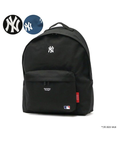 Manhattan Portage(マンハッタンポーテージ)/Manhattan Portage Alleycat Big Apple Backpack MLB METS YANKEES MP1211MLB/ブラック