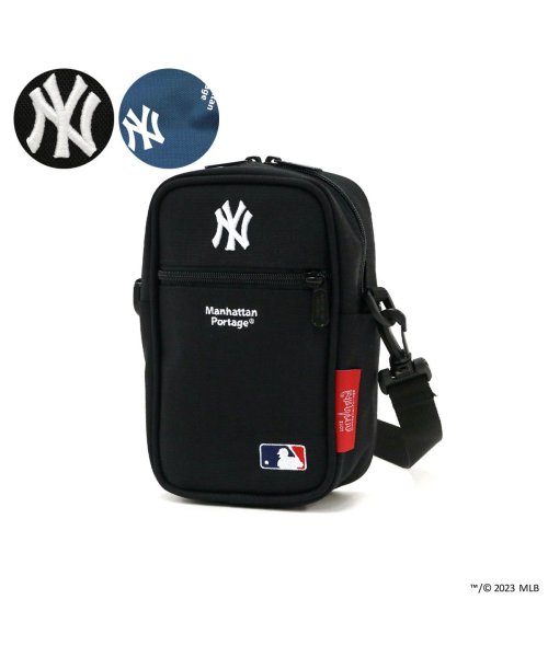 Manhattan Portage(マンハッタンポーテージ)/マンハッタンポーテージ Manhattan Portage Cobble Hill Bag (MD) MLB METS YANKEES 限定 MP1436MLB/ブラック