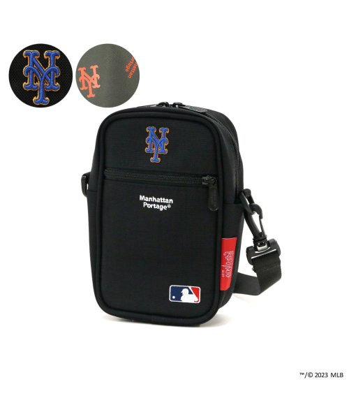 Manhattan Portage(マンハッタンポーテージ)/マンハッタンポーテージ Manhattan Portage Cobble Hill Bag (MD) MLB METS YANKEES 限定 MP1436MLB/ブラック系1