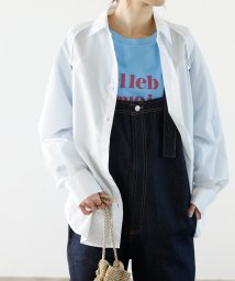 GeeRA(ジーラ)/レイヤード風デザインシャツ/オフホワイト