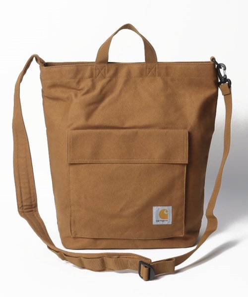 Carhartt(カーハート)/【CARHARTT】カーハート トートバッグ ショルダーバッグ I031589/BROWN